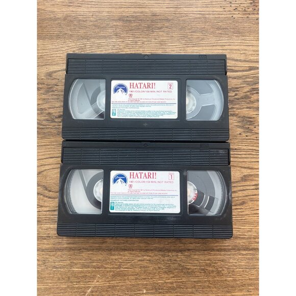 Hatari 1991 VHS Comedy Adventure John Wayne Elsa Martinelli Classic Pre-Owned - Picture 4 of 5